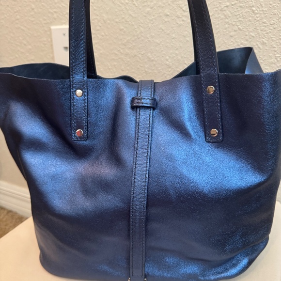 AUTHENTIC Tiffany & Co reversible purse with cosmetic pouch and shoulder strap - Picture 2 of 13